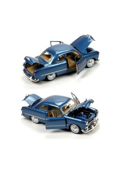 Motor Max 1:24 1949 Ford Coupe Model Araba Metal Diecast - Mavi
