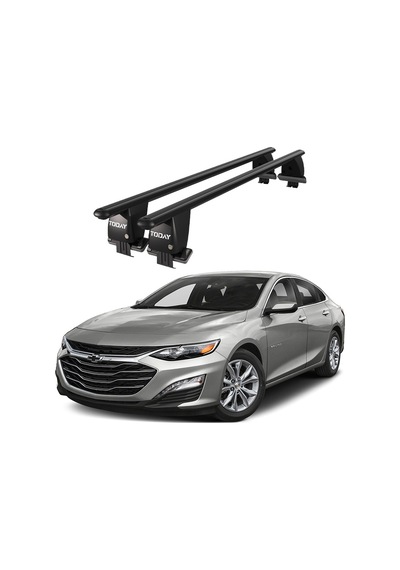 Royal Chevrolet Malibu 2016 Ve Sonrası Uyumlu Siyah Kilitli Ara Atkı Port Bagaj Tavan Barı