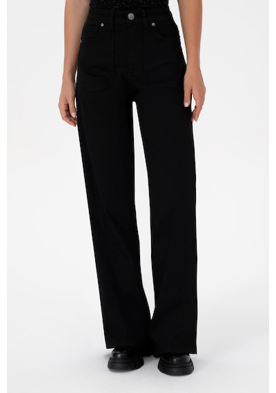 U.s. Polo Assn. Kadın Siyah Pantolon Kanvas-chino 50309352-vr046 Sıyah