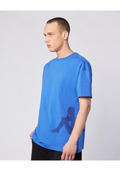 Kappa Owen Tshirt Erkek Mavi Comfort Tişört