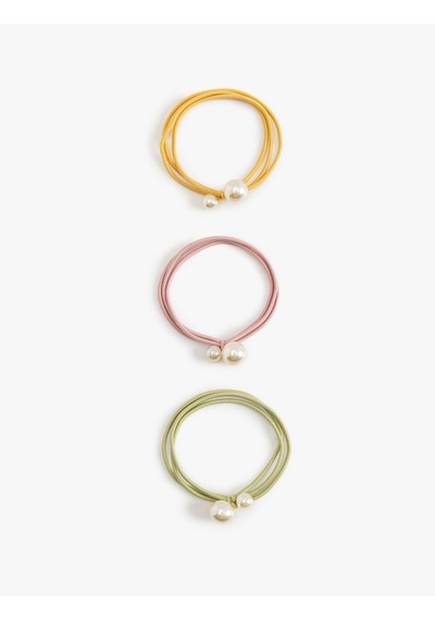 Koton Boncuklu Lastik Toka Seti Multıcolor 5wkg70047aa Mavi