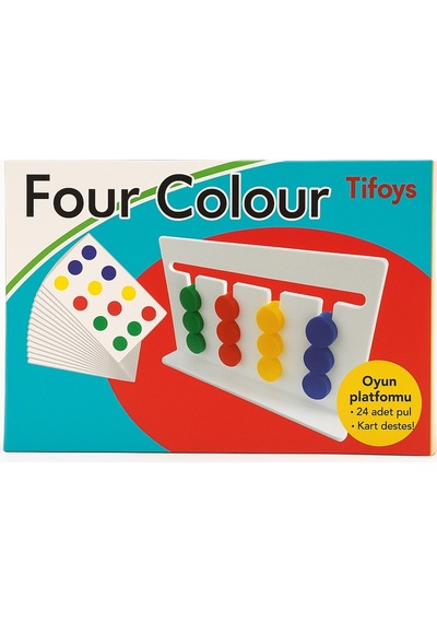 Four Colour Renk Eşleştirme Oyunu Eğitici Montessori Mantık Oyunu