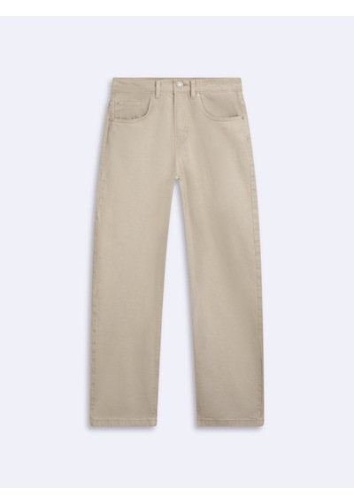 LTB Larrıe Baggy Orta Bel Bej Jean Pantolon