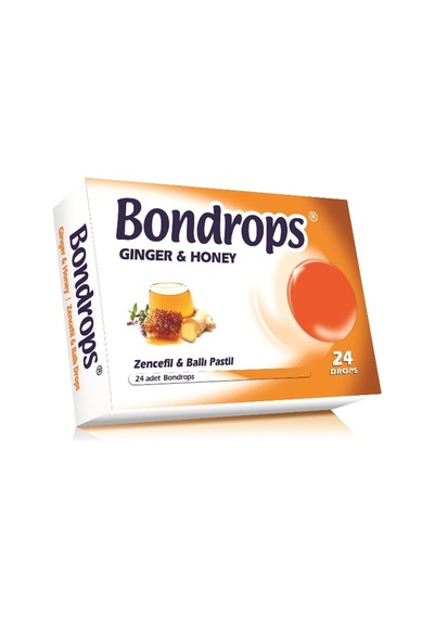 Bondrops Zencefil Ballı 24 Pastil