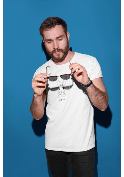 Freedom Store Erkek Özel Baskılı Modern Fit %100 Pamuk Bisiklet Yaka T-shirt Beyaz Freedom Store Erkek Özel Baskılı Modern Fit %100 Pamuk Bisiklet Yaka T-shirt Beyaz