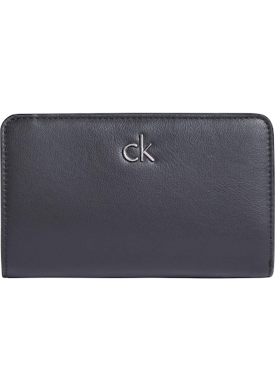 Calvin Klein Ck Re-lock Medium Bifold Siyah Kadın Cüzdan-8433 Siyah
