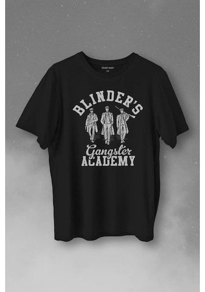 Peaky Blinders Gangster Academy Dizi Baskılı Tişört Unisex T-shirt 001