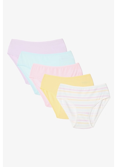 Penti Kız Çocuk Stripe Çok Renkli 5'li Slip