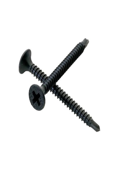 More Home Akdeniz Alçıpan Vidası Matkap Uçlu 3.5x35 Siyah - 1000
