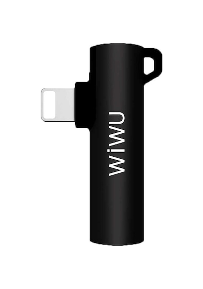 Wiwu ST03 Lightning Ses Adaptörü-Siyah