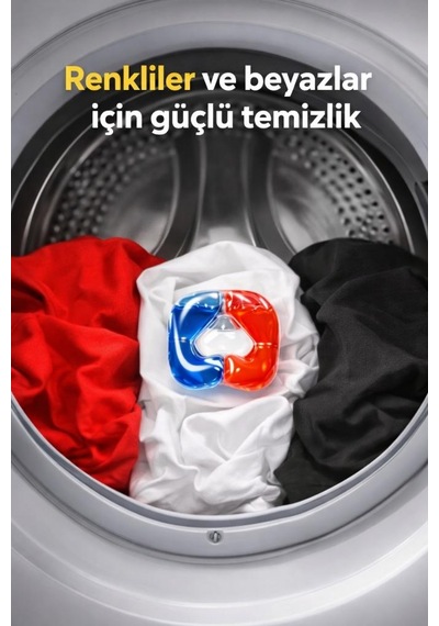 Delete Çamaşır Yıkama Kapsülü - Renkliler Ve Beyazlar - 33 Yıkama 333 G