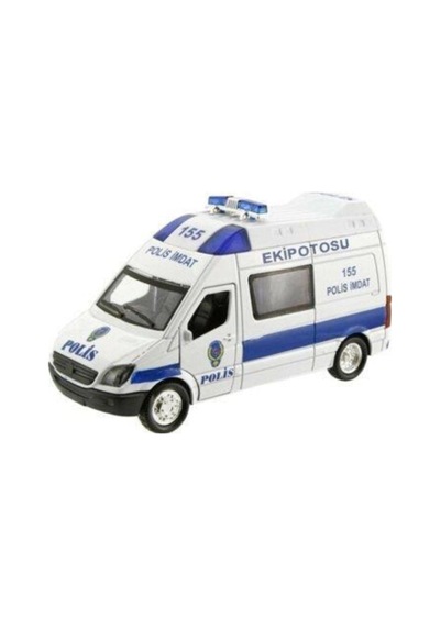 Canali Işıklı Sesli Pilli Polis Ekip Arabası Cnl-9999-1