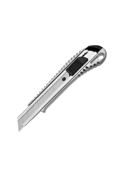 Maket Bıçağı - Metal Falçata - Ayarlı 18 MM - 0.5 MM -Metal Gövde