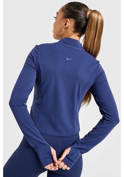 Nike Zenvy Dri-fıt Full-zip Long-sleeve Top Sweatshirt Navy Kadın Fermuarlı Sweatshir Lacivert
