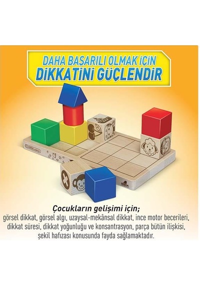 2-7 Yaş Adeda Dikkatli Puzzle Ilk Adım