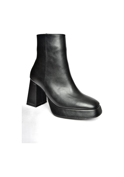 Fox Shoes R282230209 Siyah Kalın Topuklu Kadın Bot Siyah