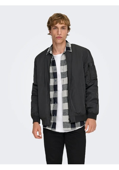 Only & Sons Onsjoshua Erkek Bomber Ceket 22023287 Siyah