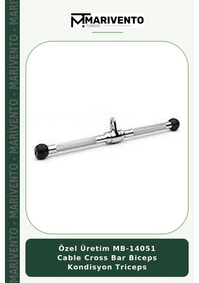Özel Üretim Mb-14051 Cable Cross Bar Biceps Kondisyon Triceps
