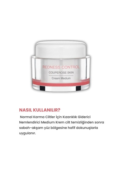 Hassas Ciltler Için Kızarıklığı Azaltan, Pantenol Içeren Redness Control Medium Krem - 57444596