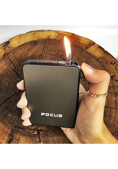 Çakmaklı Kısa Slim Sigara Tabakası Focus N11.584