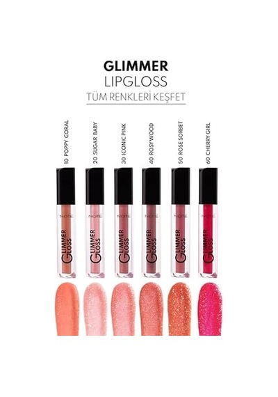 Glimmer Gloss Işıltılı Nemlendirici Dudak Parlatıcısı - 60 Cherry 0