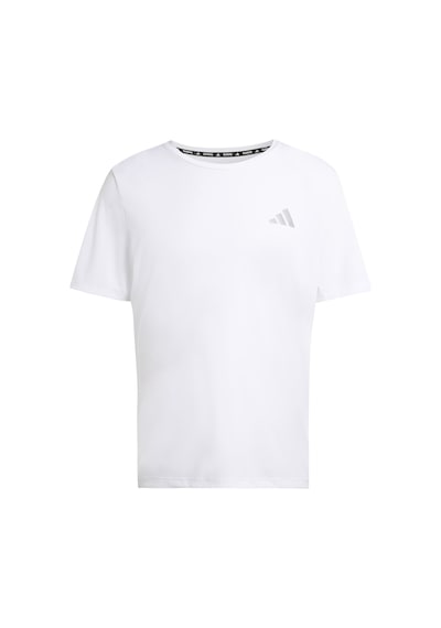 Whıte Adidas Erkek Koşu - Yürüyüş T-shirt Run Ess Tee M Kb5960 Beyaz