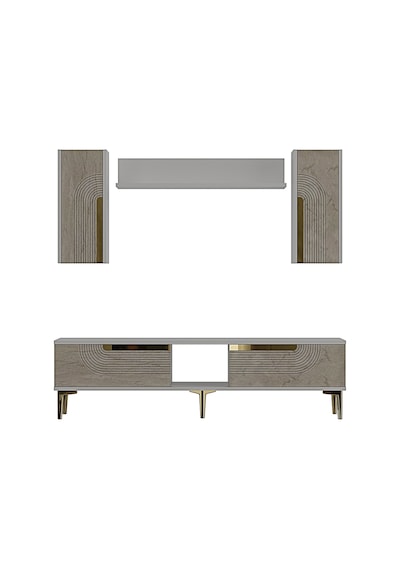 Tvr1502btg Meyra Tv Ünitesi Takımı Beyaz-traverten-gold 150cm Beyaz - Traverten - Altın Tvr1502btg Meyra Tv Ünitesi Takımı Beyaz-traverten-gold 150cm Beyaz - Traverten - Altın
