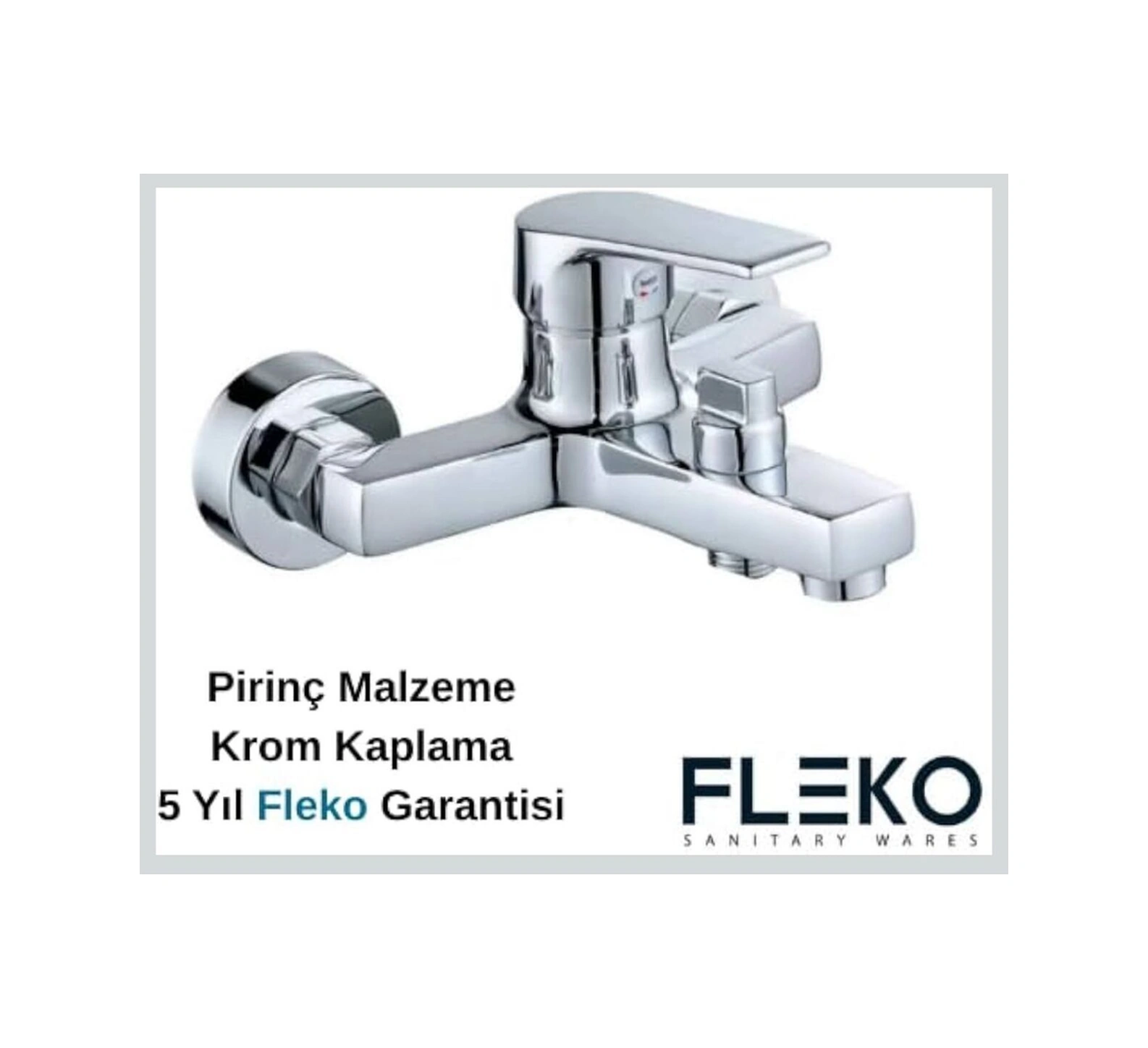 Boheme Fleko Alfa 3'lü Set Banyo, Mutfak, Lavabo Bataryası Krom