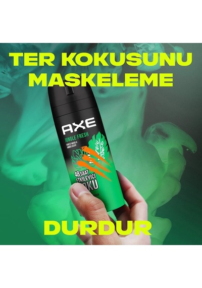 Axe Jungle Fresh Erkek Sprey Deodorant 3 x 150 ML