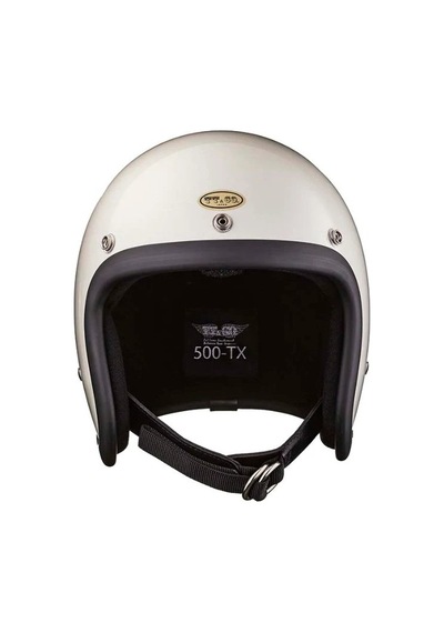 Tt&co 500-tx Vintage Harley Tasarım Açık Ağız Kask L/xl Beyaz
