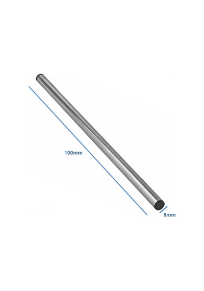 Çelik Sensör Başlığı 8x100 MM Kılıf Sıcaklık Isı Sensör Kutusu Metal Tüp Boru