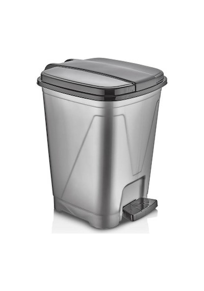 Merdem Kare Pedallı Çöp Kovası No:2 10lt Mrd122 Diğer