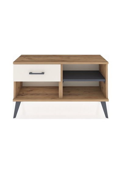 Arges Şifonyer Tek Raflı Tek Çekmeceli 88x30x48 Çam-antrasit/aytaşı Antrasit/aytaşı Arges Şifonyer Tek Raflı Tek Çekmeceli 88x30x48 Çam-antrasit/aytaşı Antrasit/aytaşı