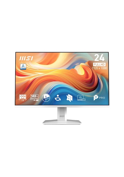 Msı Pro Mp243w E14 23.8 1920x1080 Fhd 144hz 4ms Hdmı Dp Rj45 Hdr Ready Adaptive Sync Ips Monitör