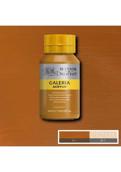 Winsor & Newton Galeria Akrilik Boya 500ml - Raw Sienne Opaque 553