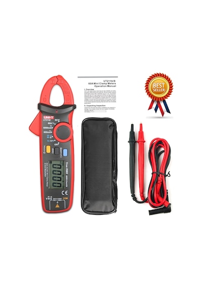 Uni-T Ut-211b 60a True Rms Çok Fonksiyonlu Mini Pensampermetre