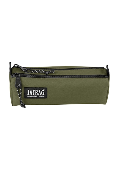 Jacbag Dual Prıme-çift Bölmeli Üçgen Tip Kalem Kutusu Dual Prime-haki renkli