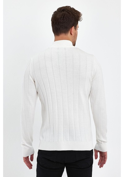 Alexander Gardi Alexandergardı Yarım Balıkçı Regular Fit Triko Kazak E23-6706 001
