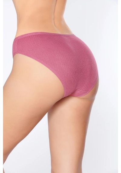 12 Adet Tutku Elit Bayan Bambu Derbi Bikini Külot Karışık Renk 2709 Çok Renkli