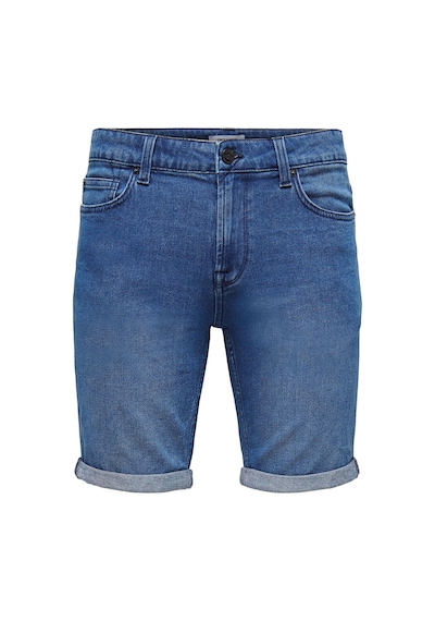 Only & Sons Erkek Kıvrık Paça Kot Şort - 22022333 001