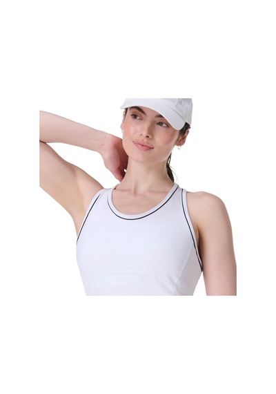 Sweaty Betty Sweaty Betty Pro Racket Power Tank Kadın Tank Top Whı Beyaz
