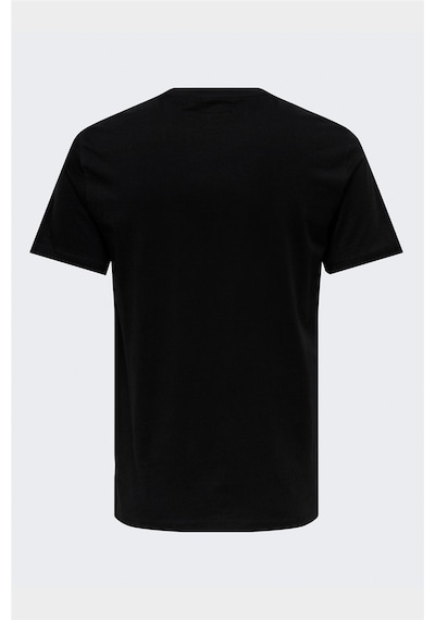 Only & Sons Onsmax Lıfe Ss Stıtch Tee Noos Erkek Siyah T-shirt - 22025208