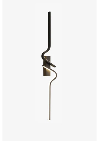 Modern Minimalist Şerit Led Duvar Aplik 2476-s59-4u-gt Siyah