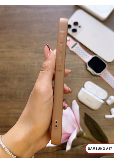 Samsung Galaxy A17 Uyumlu Kamera Korumalı Darbeye Dayanıklı Renk Atmayan Keep Silikon Kılıf Kahverengi Samsung Galaxy A17 Uyumlu Kamera Korumalı Darbeye Dayanıklı Renk Atmayan Keep Silikon Kılıf Kahverengi