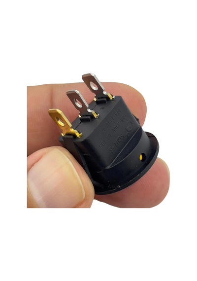 Ic-131 Yuvarlak Işıklı Anahtar On-off 3p Sarı
