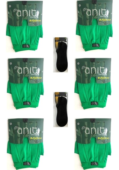 6'Lı Paket Erkek Bambu Boxer Çorap Hediyeli 001