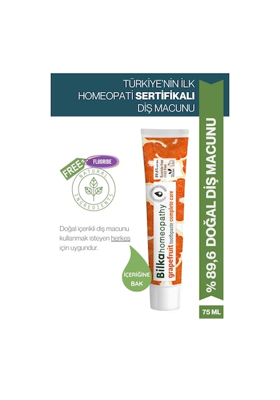 Homeopati Diş Macunu Complete Care Greyfurt