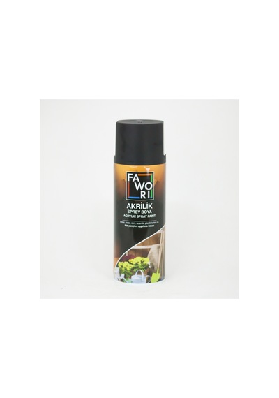 Fawori Akrilik Sprey Boya Mat Siyah 400ml Product Variant Value1 Product Variant Value1