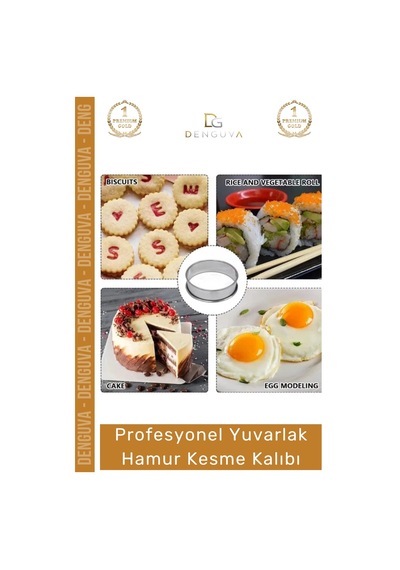 Hamurkalıbı Paslanmaz Çelik Profesyonel Mantı Kurabiye Donut Kesici Eşit Yuvarlak Hamur Kesme Kalıb Çok Renkli