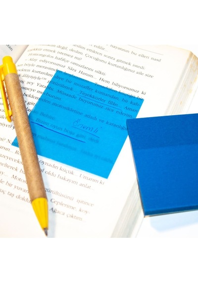 Şeffaf Yapışkanlı Not Kağıdı / Transparan Sticky Notes - 50 Yapraklı